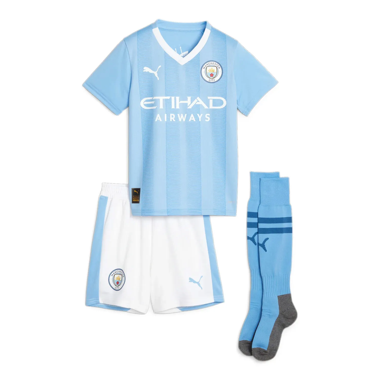Equipación Puma Manchester City niño De Bruyne 2023 2024