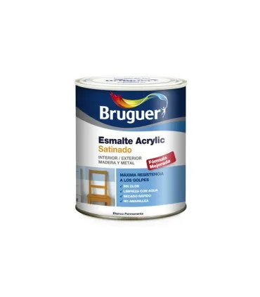 Esm acrylic sat blanco permane BRUGUER 750ml 5057417