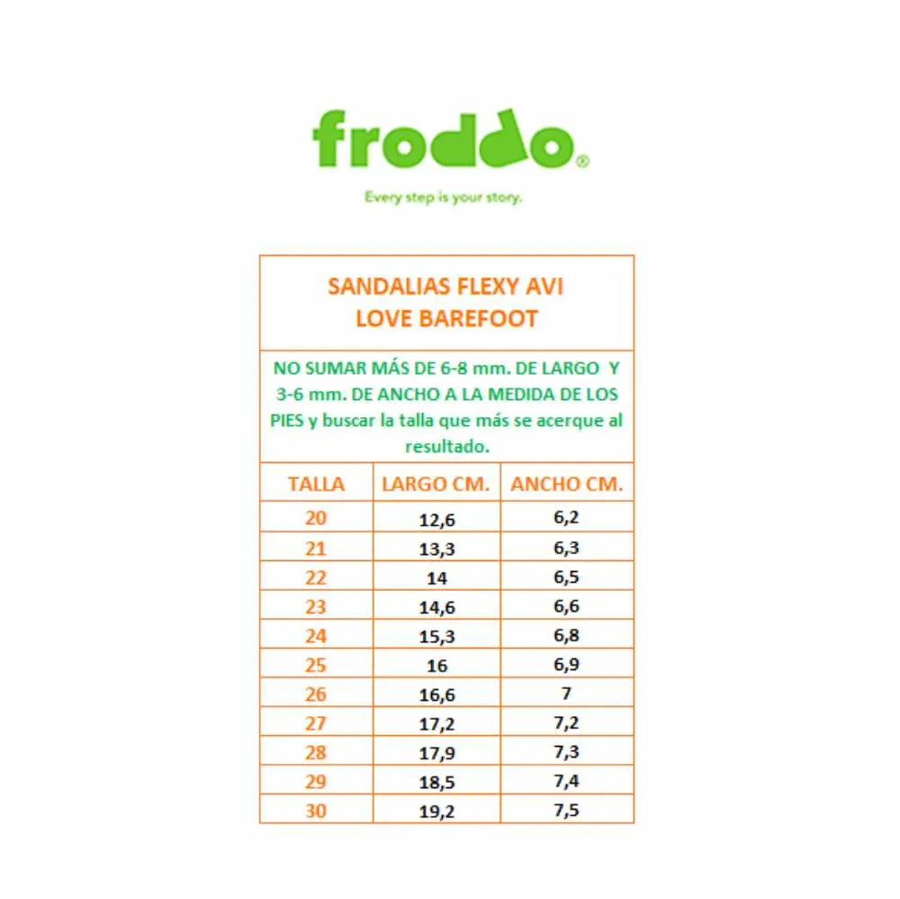 Froddo Sandalias Barefoot Flexy Avi Rosa