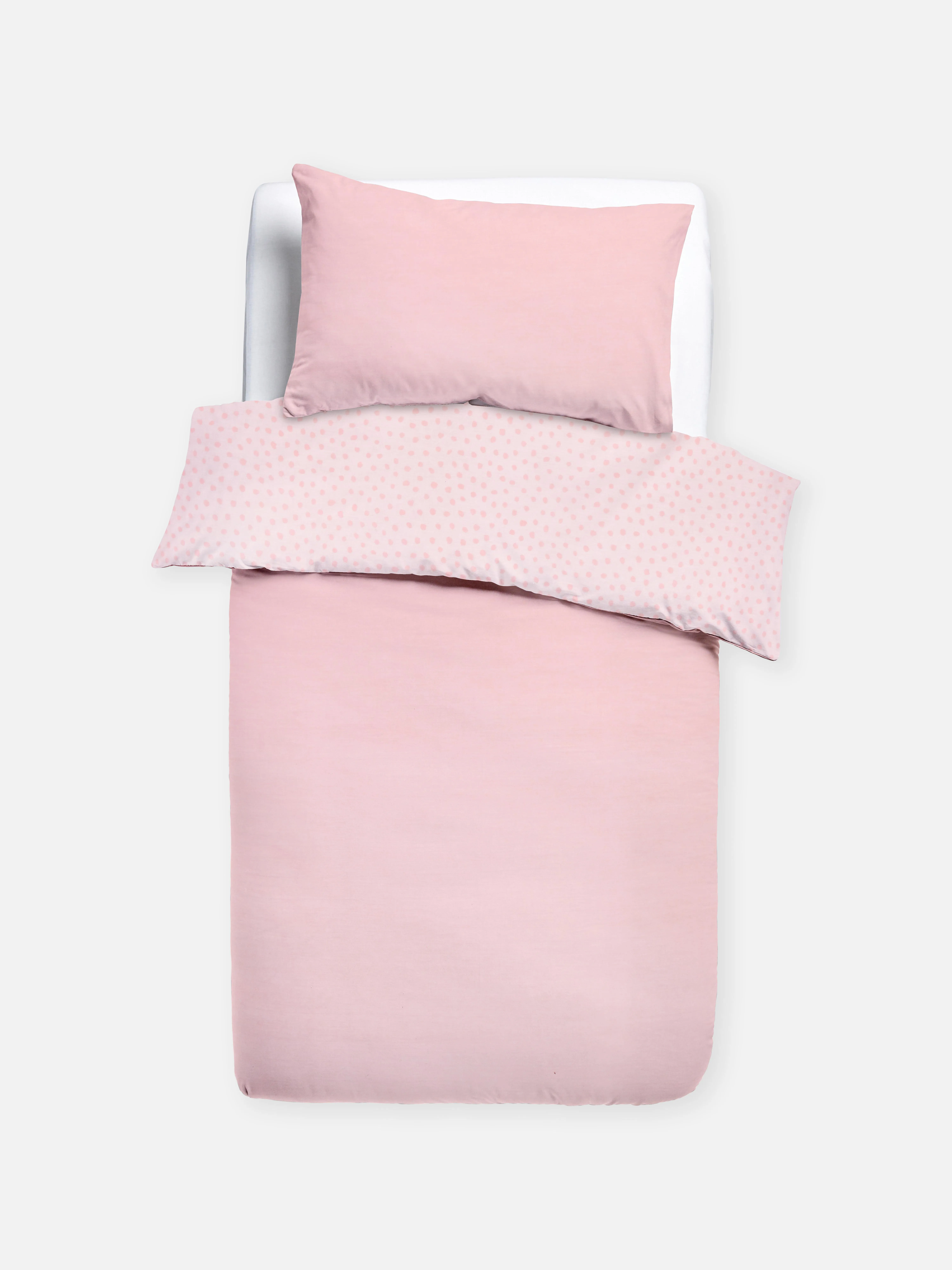 Funda nórdica reversible pastel para cama individual