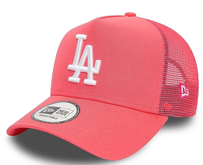 GORRA CON VISERA NEW ERA 9FO AF LEAGUE ESS.TRUCKER MLB LOS ANGELES DODGERS  BLUSH/WHITE  MEN´S