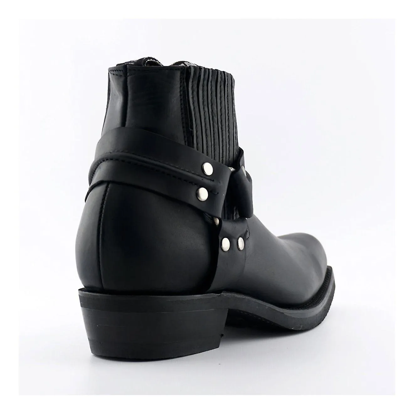 Grinders Renegade Lo Black Botas de Cuero Unisex
