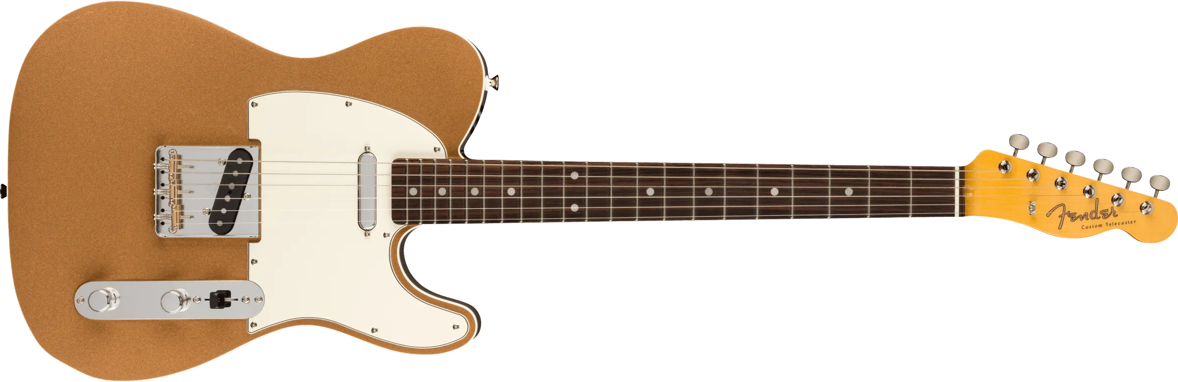 Guitarra Electrica Fender JV Modified '60s Custom Telecaster®, diapasón de palisandro, Firemist Gold 0251900353 