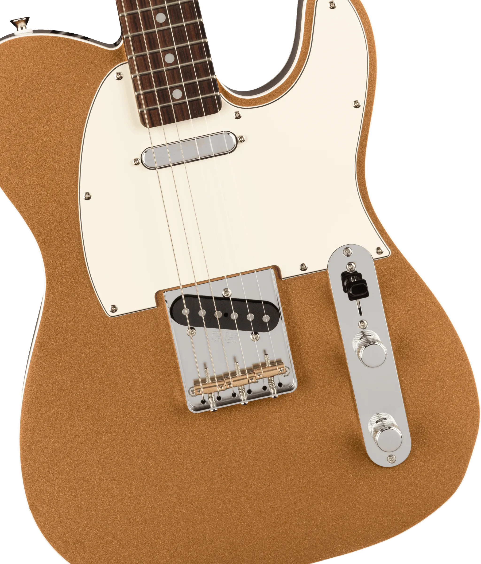 Guitarra Electrica Fender JV Modified '60s Custom Telecaster®, diapasón de palisandro, Firemist Gold 0251900353 