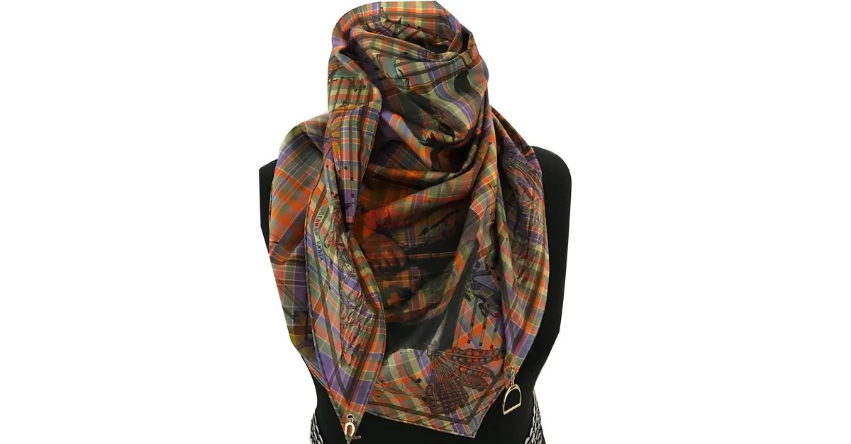 Hermès PANI LA SHAR PAWNEE Multicolor 
