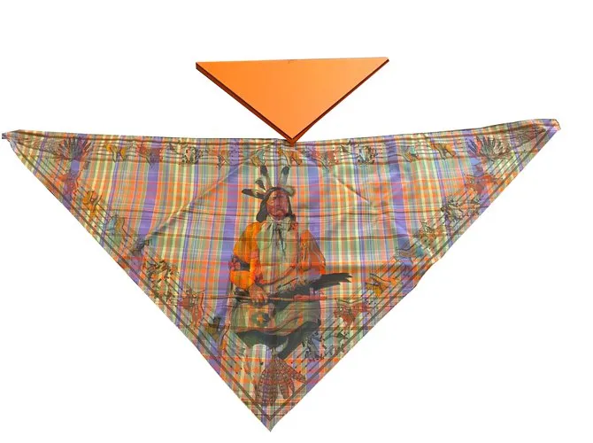 Hermès PANI LA SHAR PAWNEE Multicolor 