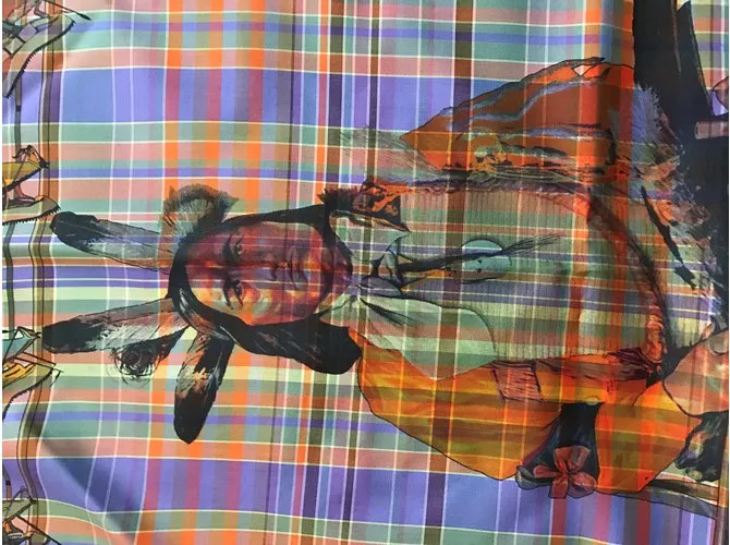 Hermès PANI LA SHAR PAWNEE Multicolor 