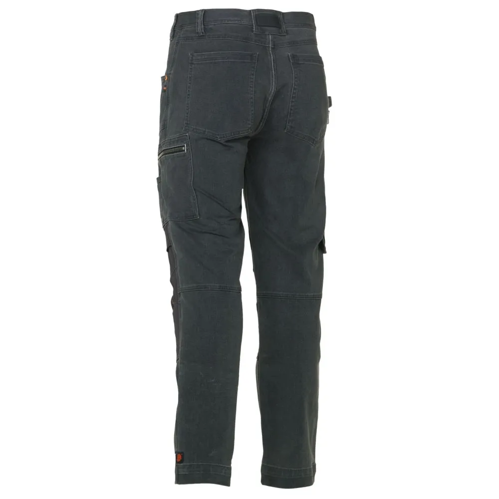 Herock Sphinx, pantalón vaquero de trabajo, negro (cintura 33