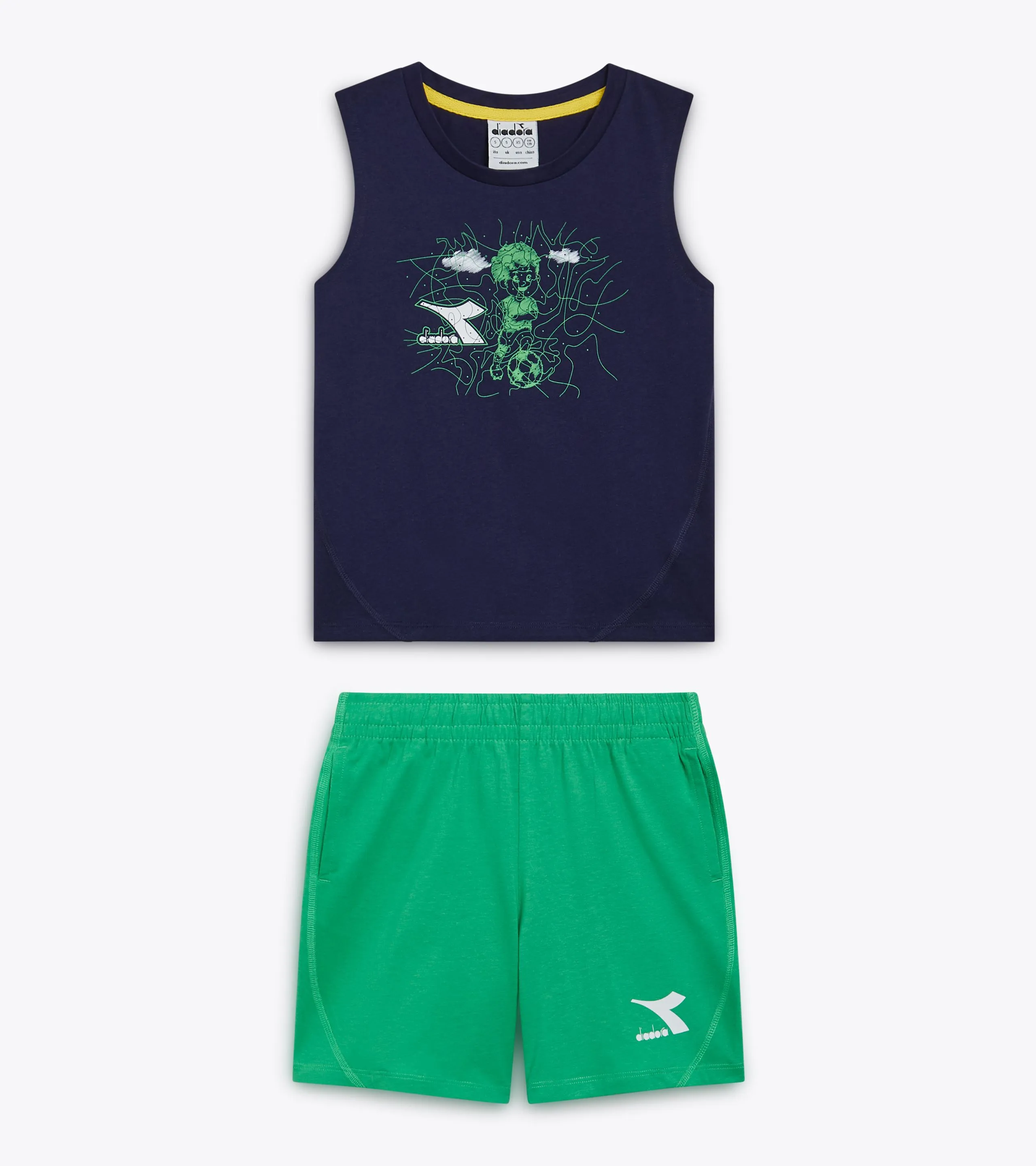 JB. SET SL RIDDLE CONJUNTO DEPORTIVO  CAMISETA SIN MANGAS Y PANTALONES CORTOS  NI&NTILDE;OS Y ADOLESCENTES