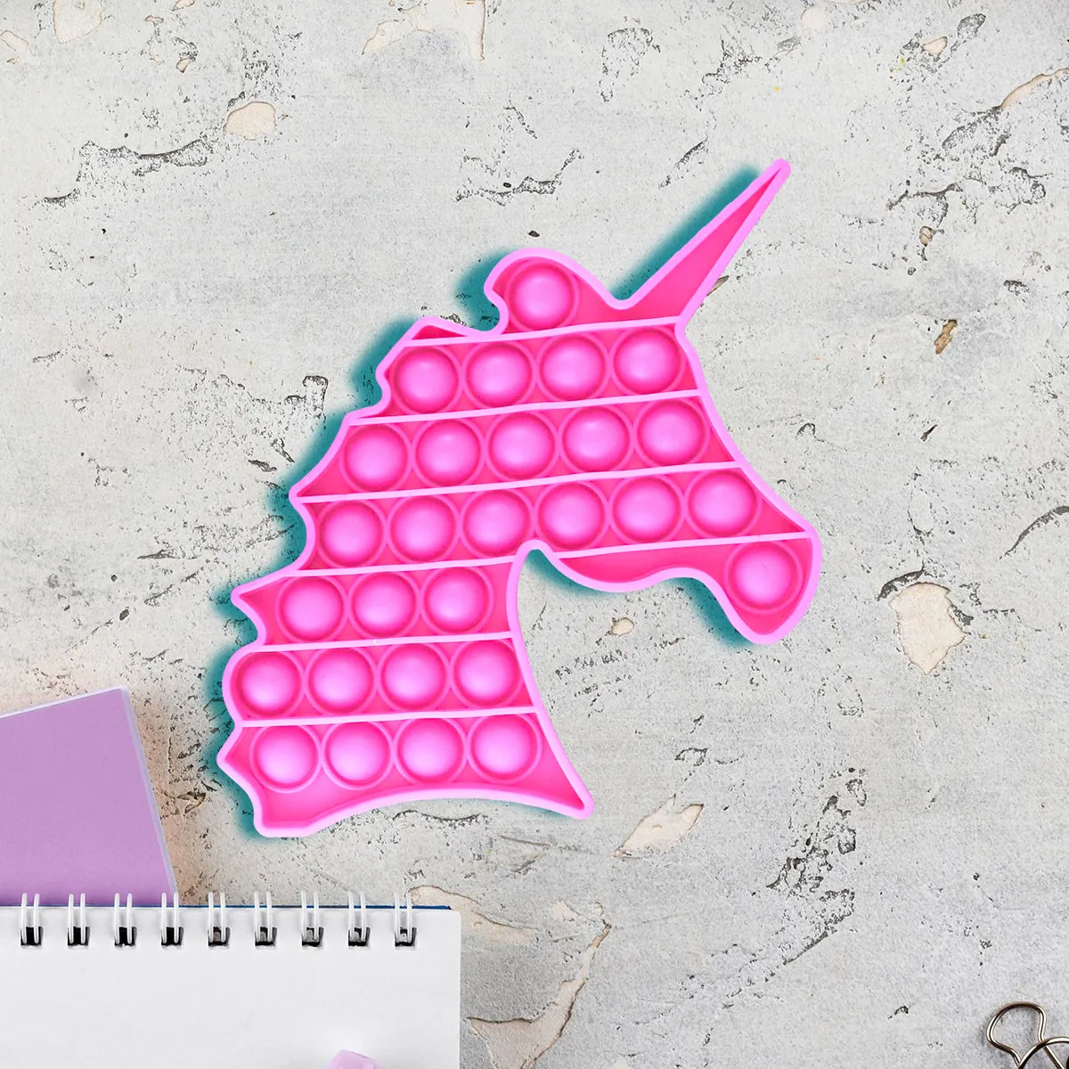 Juguete de Unicornio color Rosa para Aliviar el Estrés