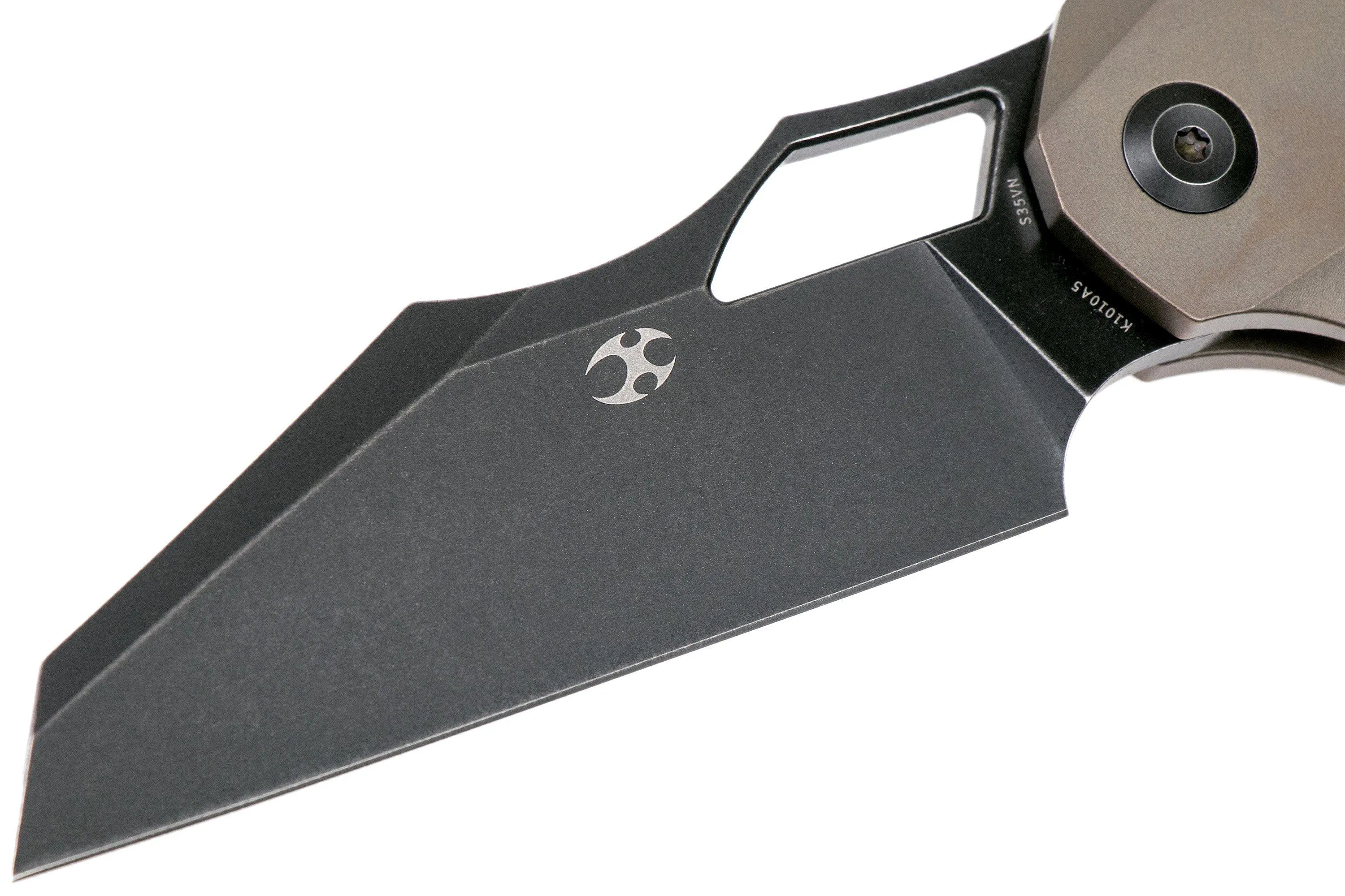 Kansept Genesis K1010A5 Bronze Titanium navaja, Jelly Jerry design