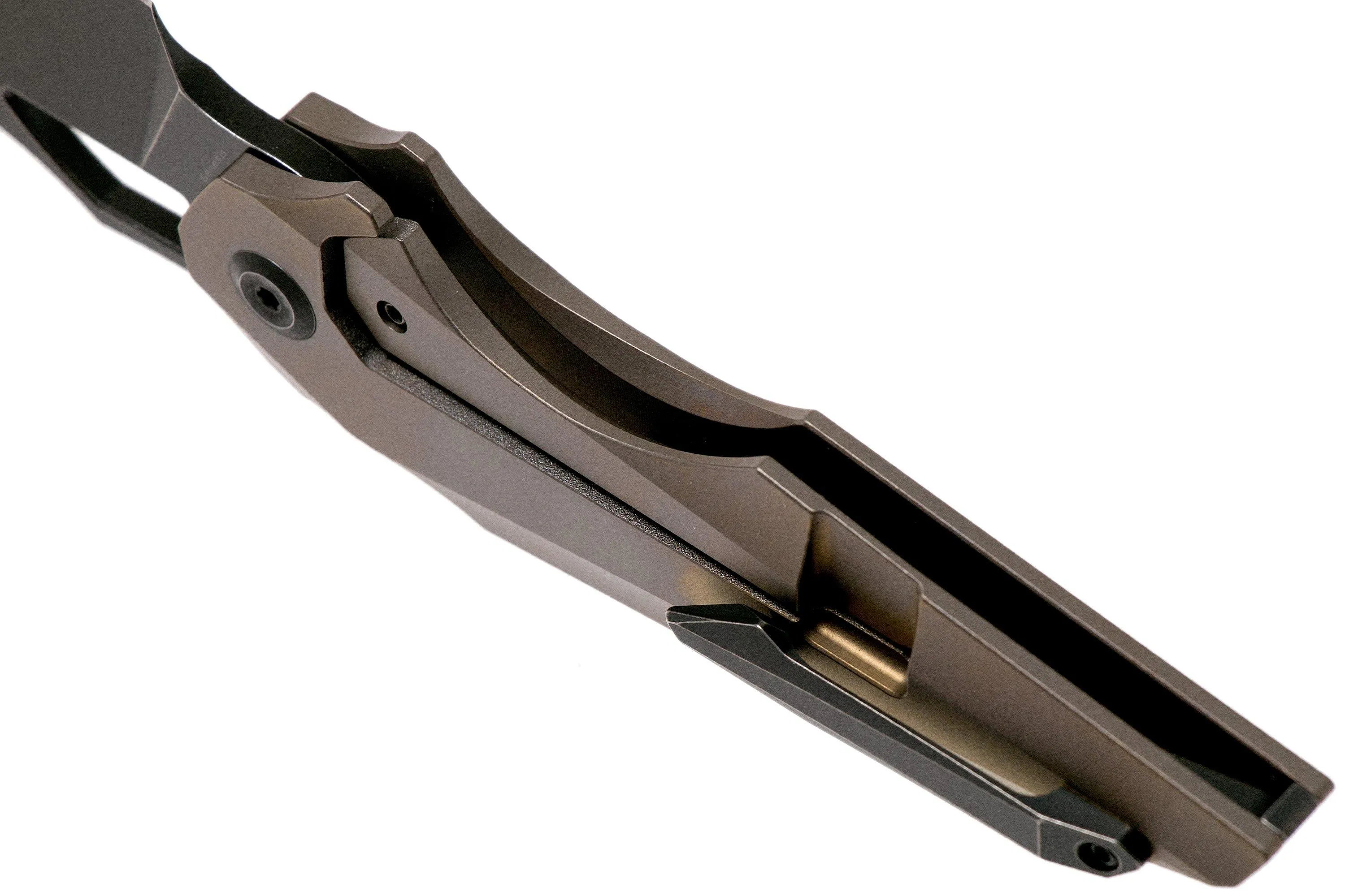 Kansept Genesis K1010A5 Bronze Titanium navaja, Jelly Jerry design