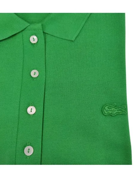 LACOSTE Polo Slim Fit Mujer Verde