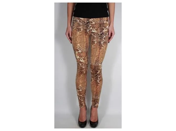 Leggings Just Cavalli Castaño 