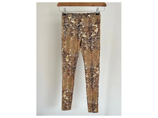 Leggings Just Cavalli Castaño 