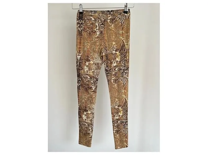 Leggings Just Cavalli Castaño 