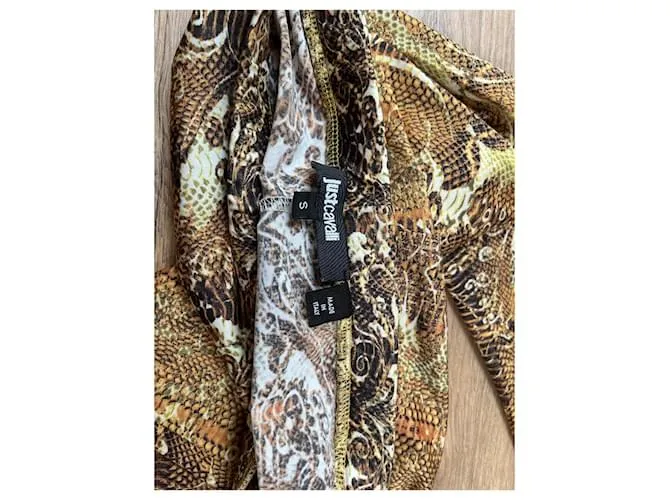 Leggings Just Cavalli Castaño 