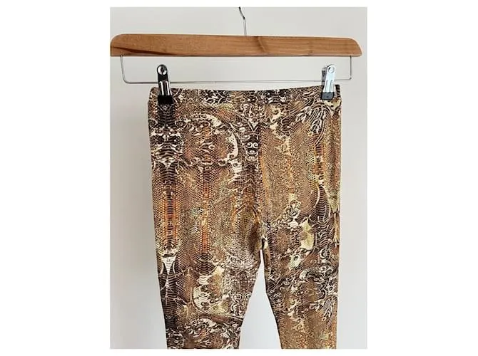Leggings Just Cavalli Castaño 
