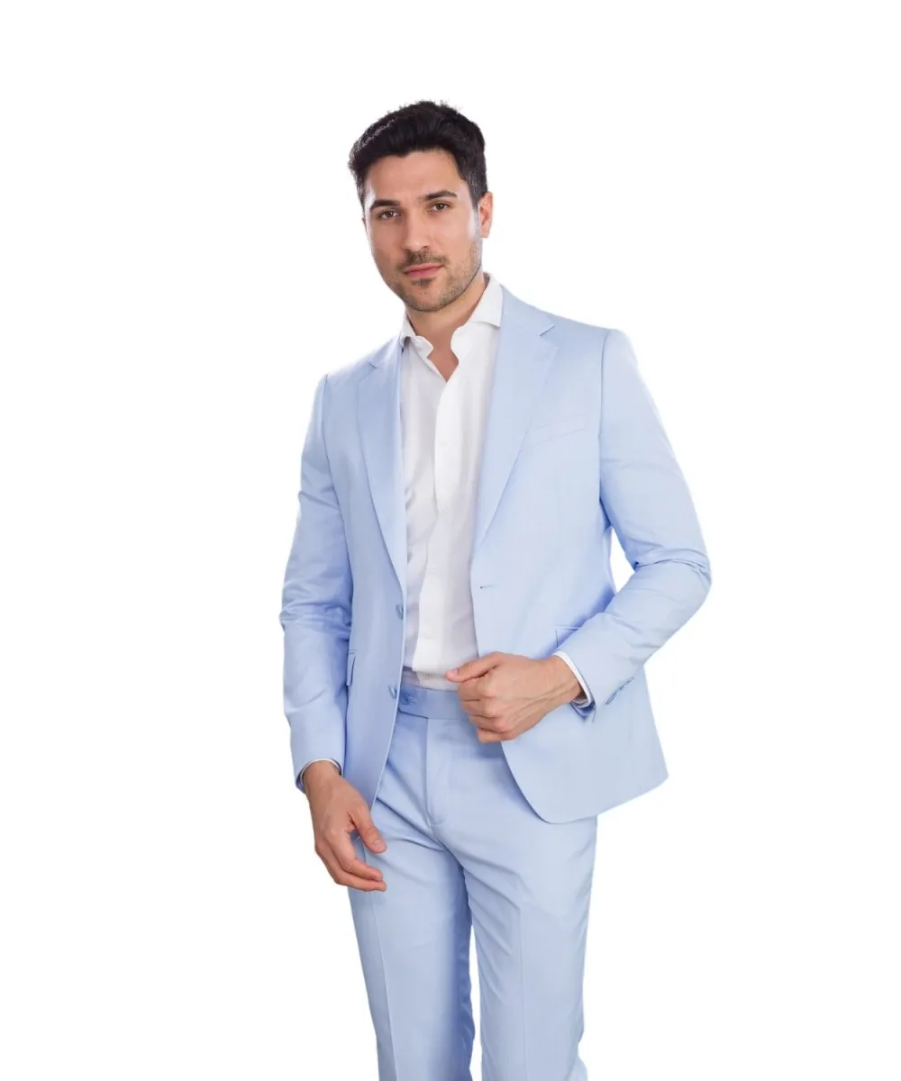 Lino Clemente – Traje celeste zar 24122