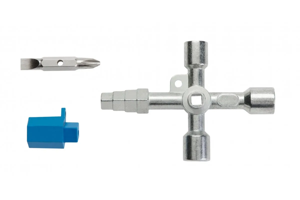 Llave universal para armarios, 9 puntas