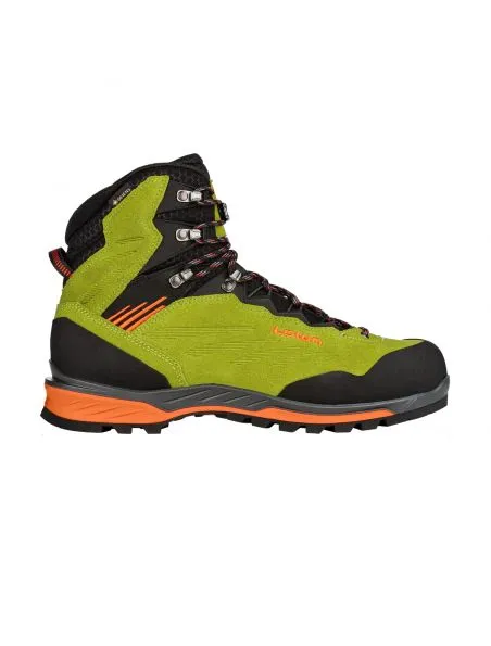 LOWA Botas Cadin II GTX Mid Hombre Lime/Flame