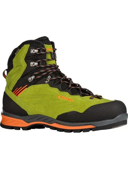 LOWA Botas Cadin II GTX Mid Hombre Lime/Flame