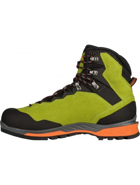 LOWA Botas Cadin II GTX Mid Hombre Lime/Flame