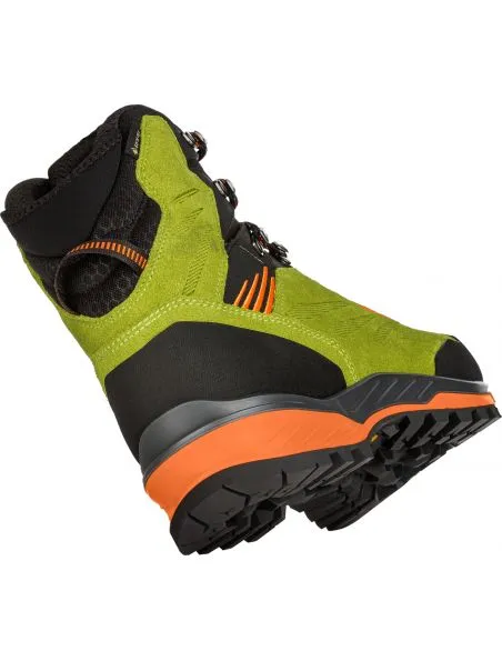 LOWA Botas Cadin II GTX Mid Hombre Lime/Flame