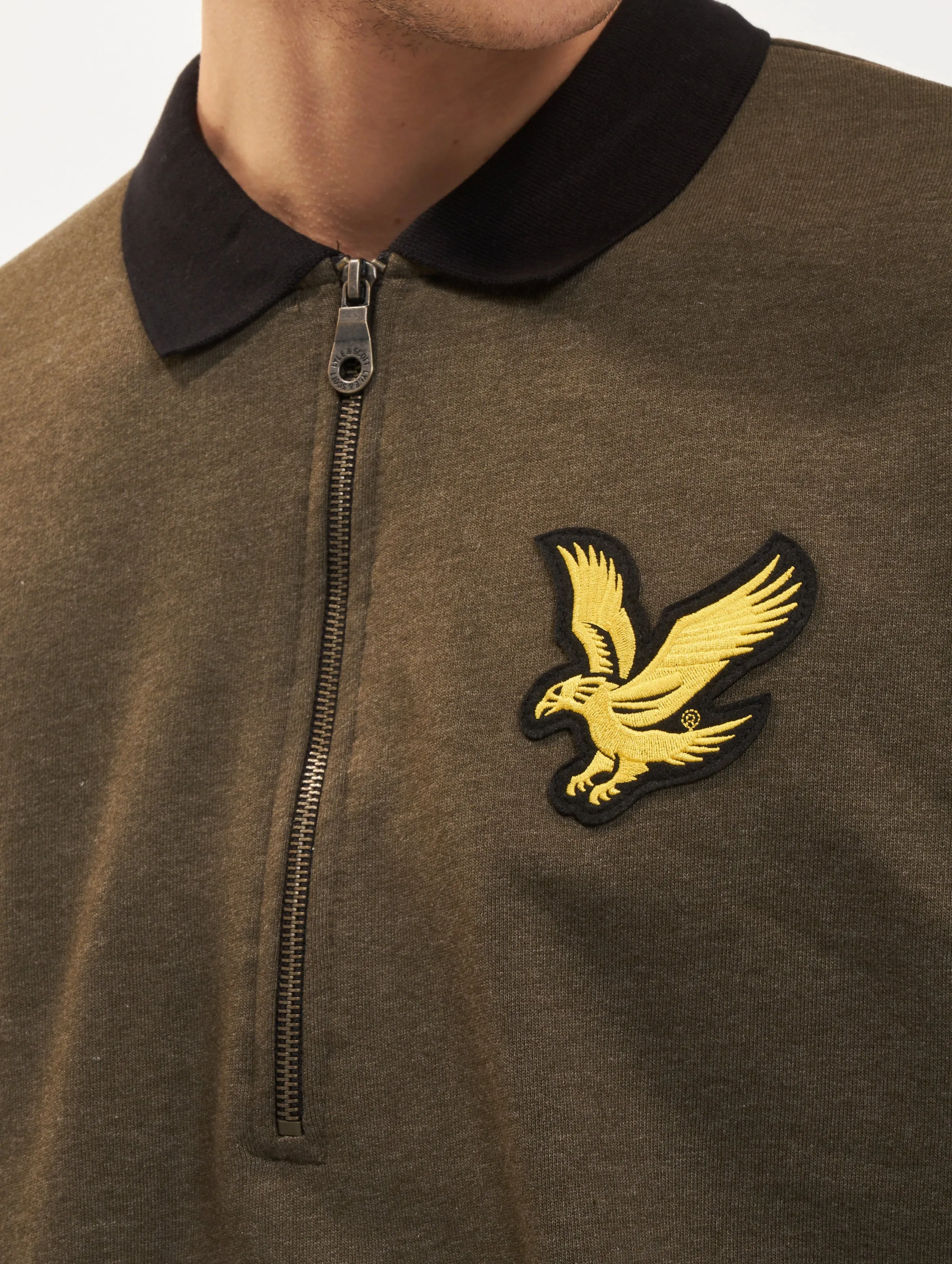 Lyle & Scott Block Marl 1/2 Zip