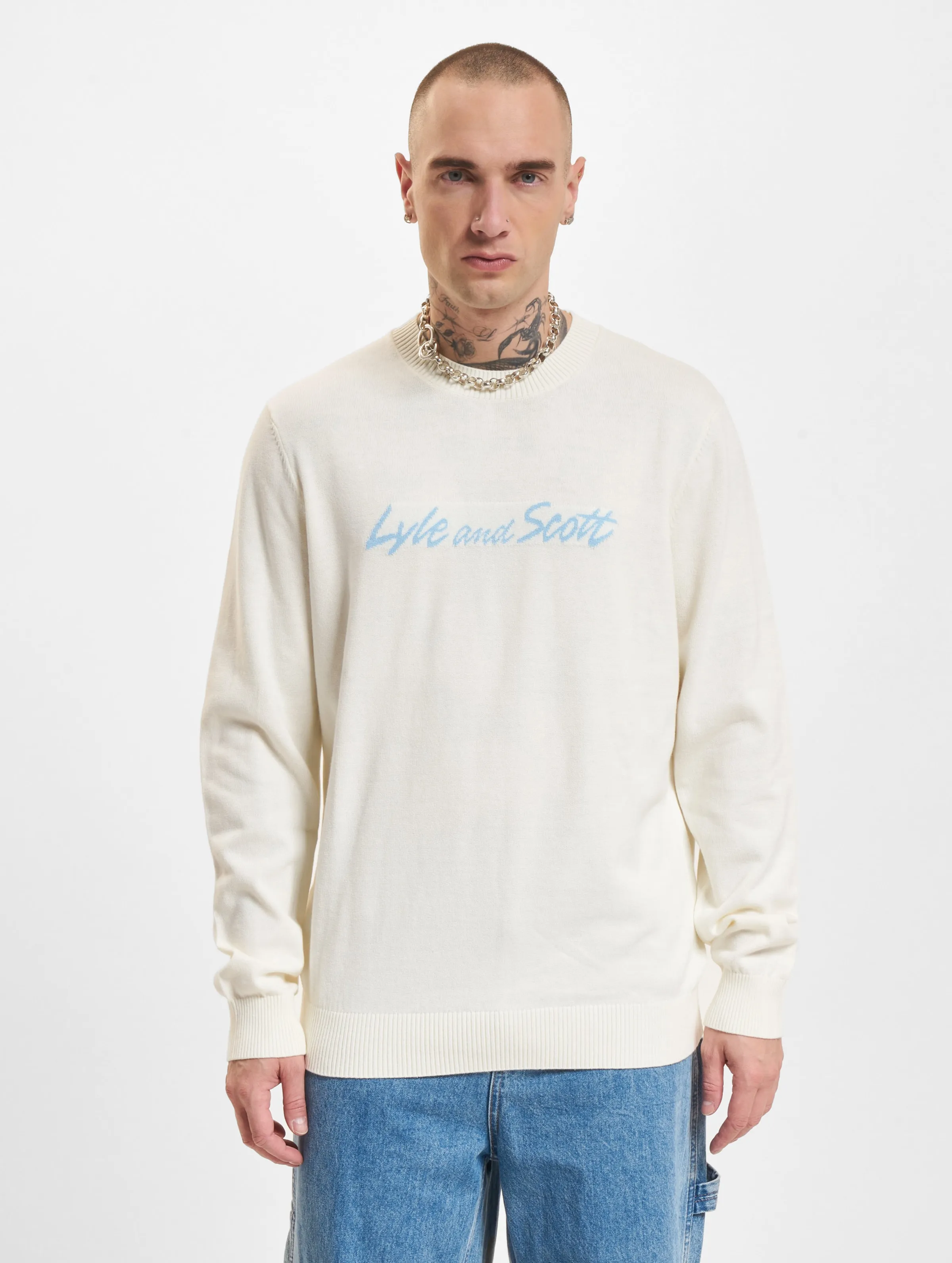 Lyle & Scott Logo Intarsia