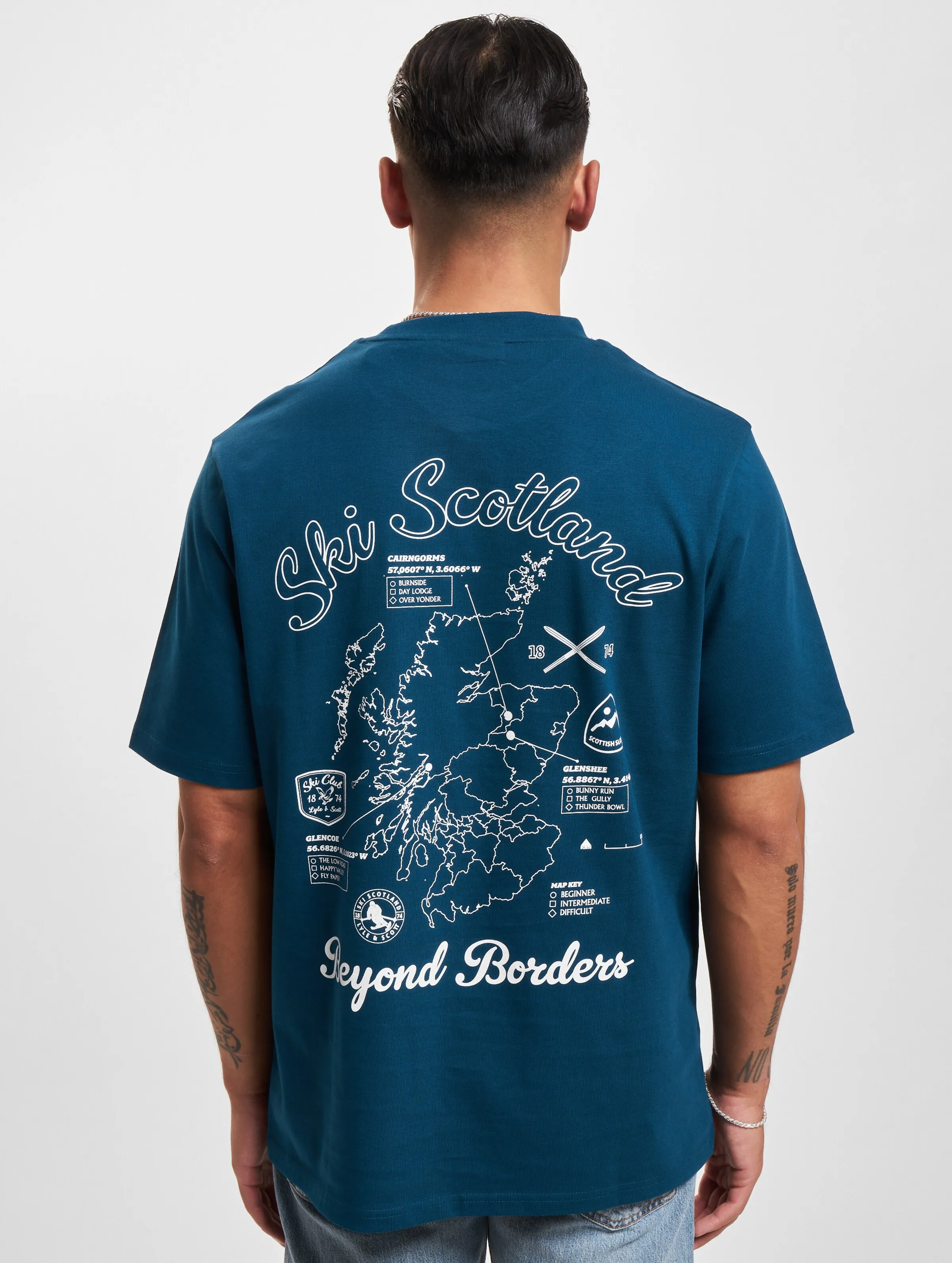 LYLE & SCOTT LYLE & SCOTT SKIMAP GRAPHIC PRINT TSHIRTS