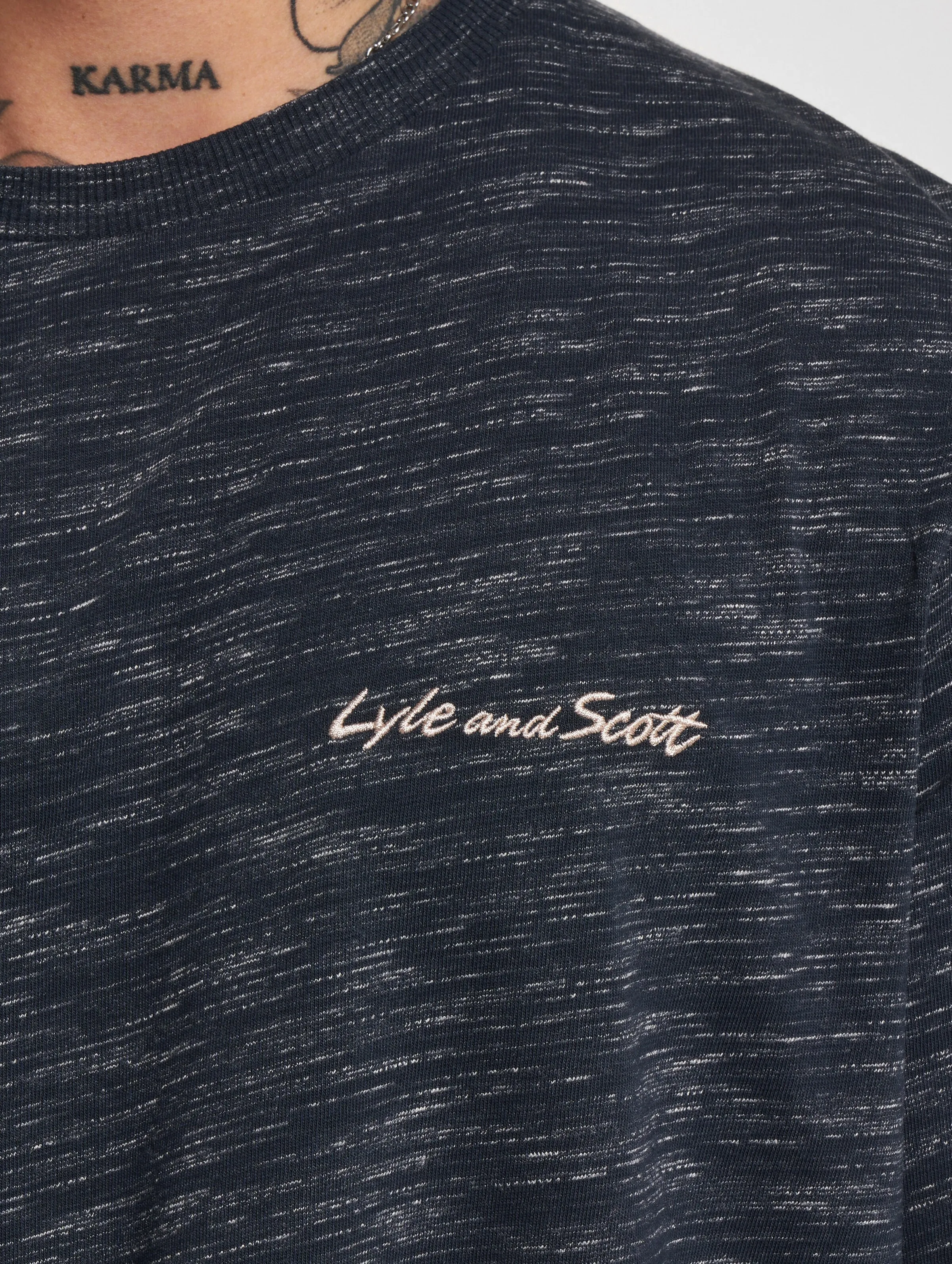 LYLE & SCOTT LYLE & SCOTT SPACE DYED TSHIRT