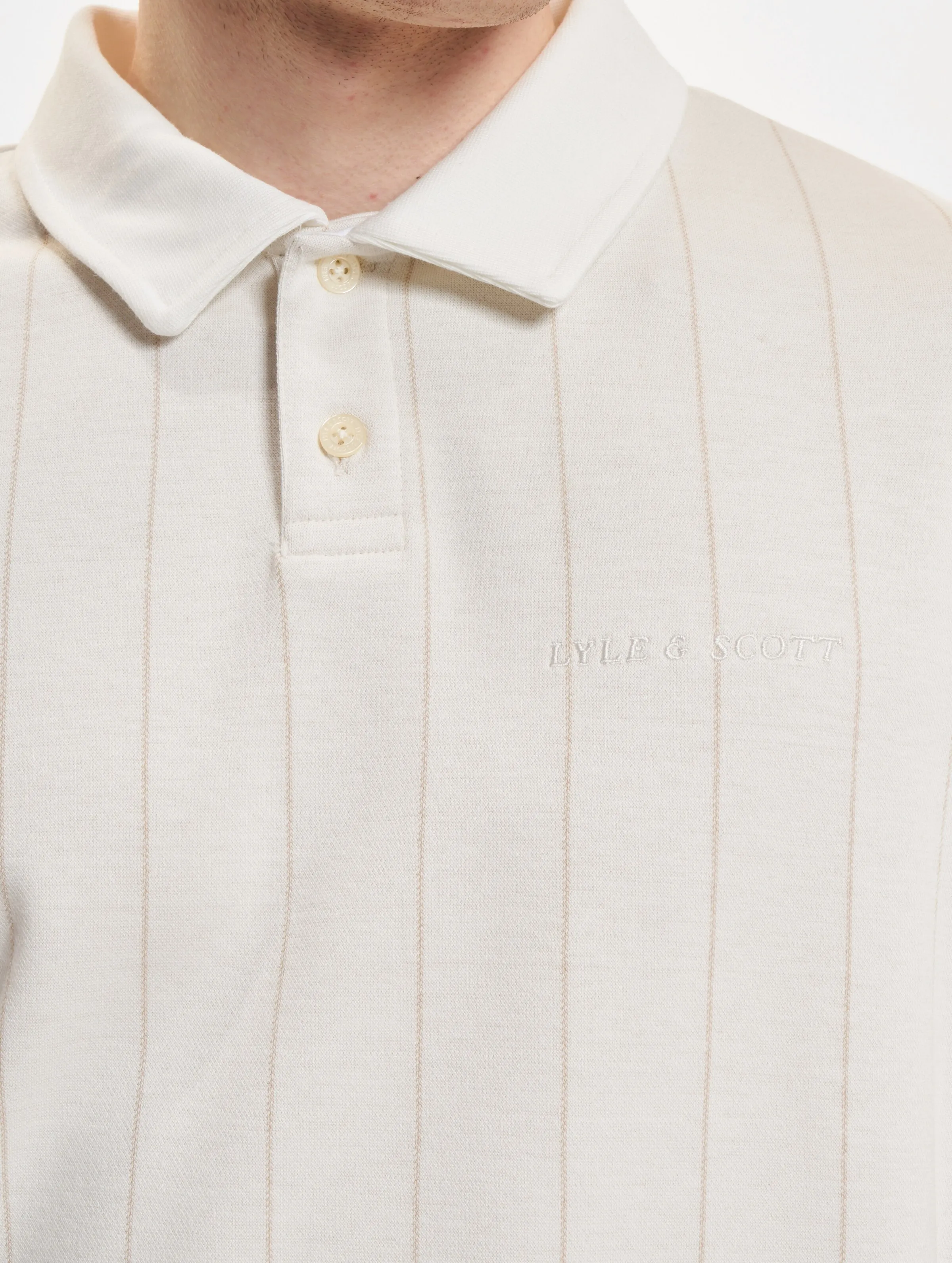 Lyle & Scott Pinstripe Collared