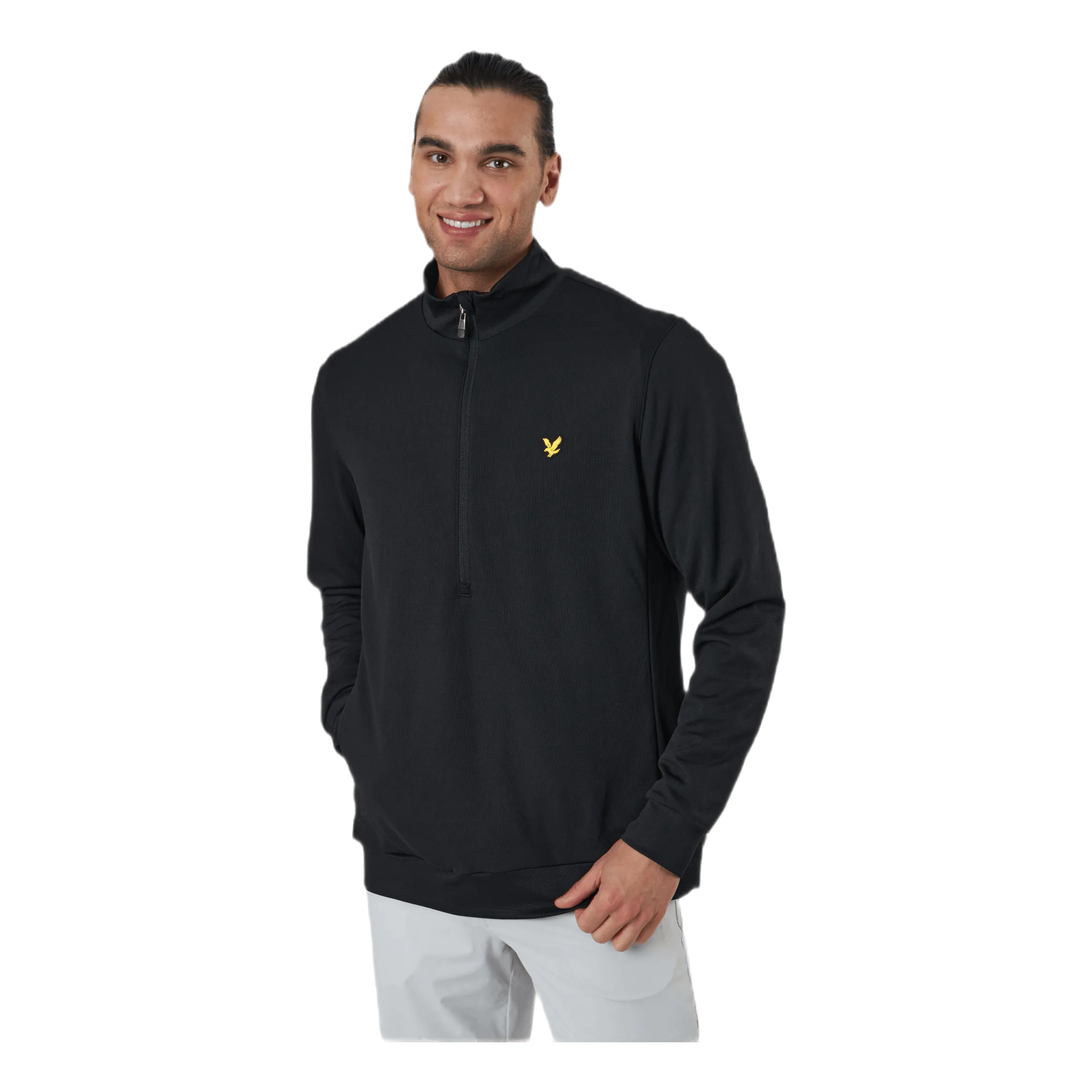 Lyle&scott Windshield 1/2 Zip Midlayer Black