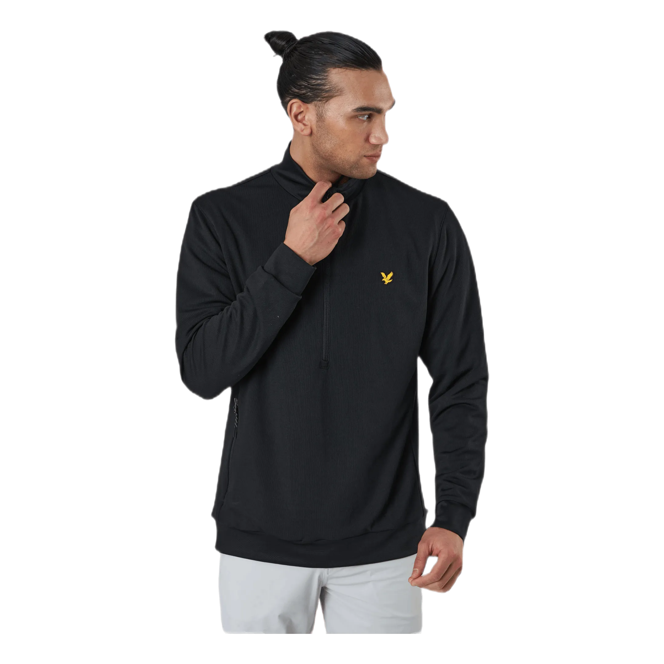 Lyle&scott Windshield 1/2 Zip Midlayer Black