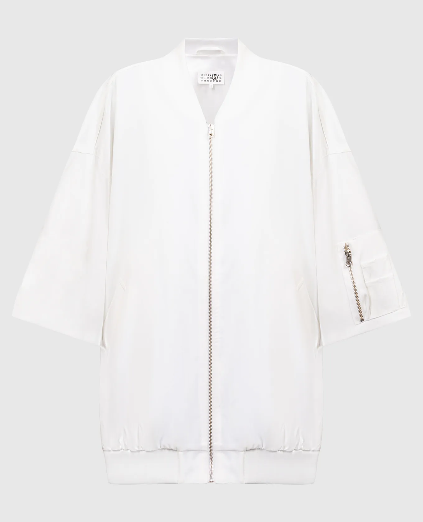 Maison Margiela MM6 White bomber jacket