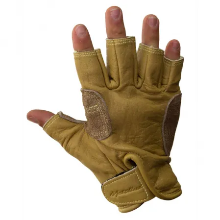 METOLIUS CLIMBING GLOVE  3/4 FINGER NATURAL/MARRóN