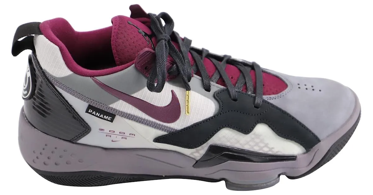 NIKE JORDAN X PARíS SAINTGERMAIN ZOOM '92 BURDEOS EN NEUTRO NEGRO Y GRIS SINTéTICO 