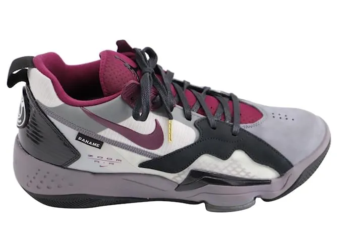 NIKE JORDAN X PARíS SAINTGERMAIN ZOOM '92 BURDEOS EN NEUTRO NEGRO Y GRIS SINTéTICO 