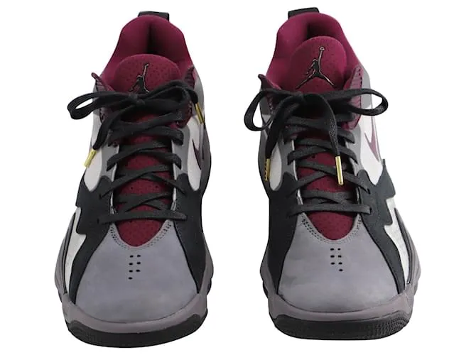 NIKE JORDAN X PARíS SAINTGERMAIN ZOOM '92 BURDEOS EN NEUTRO NEGRO Y GRIS SINTéTICO 