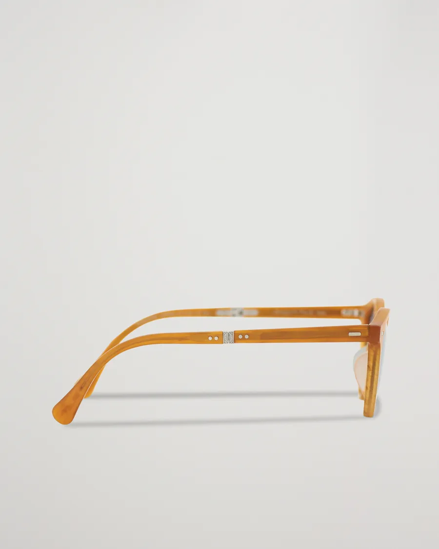 Oliver Peoples Gregory Peck 1962 Folding Sunglasses Matte Amber