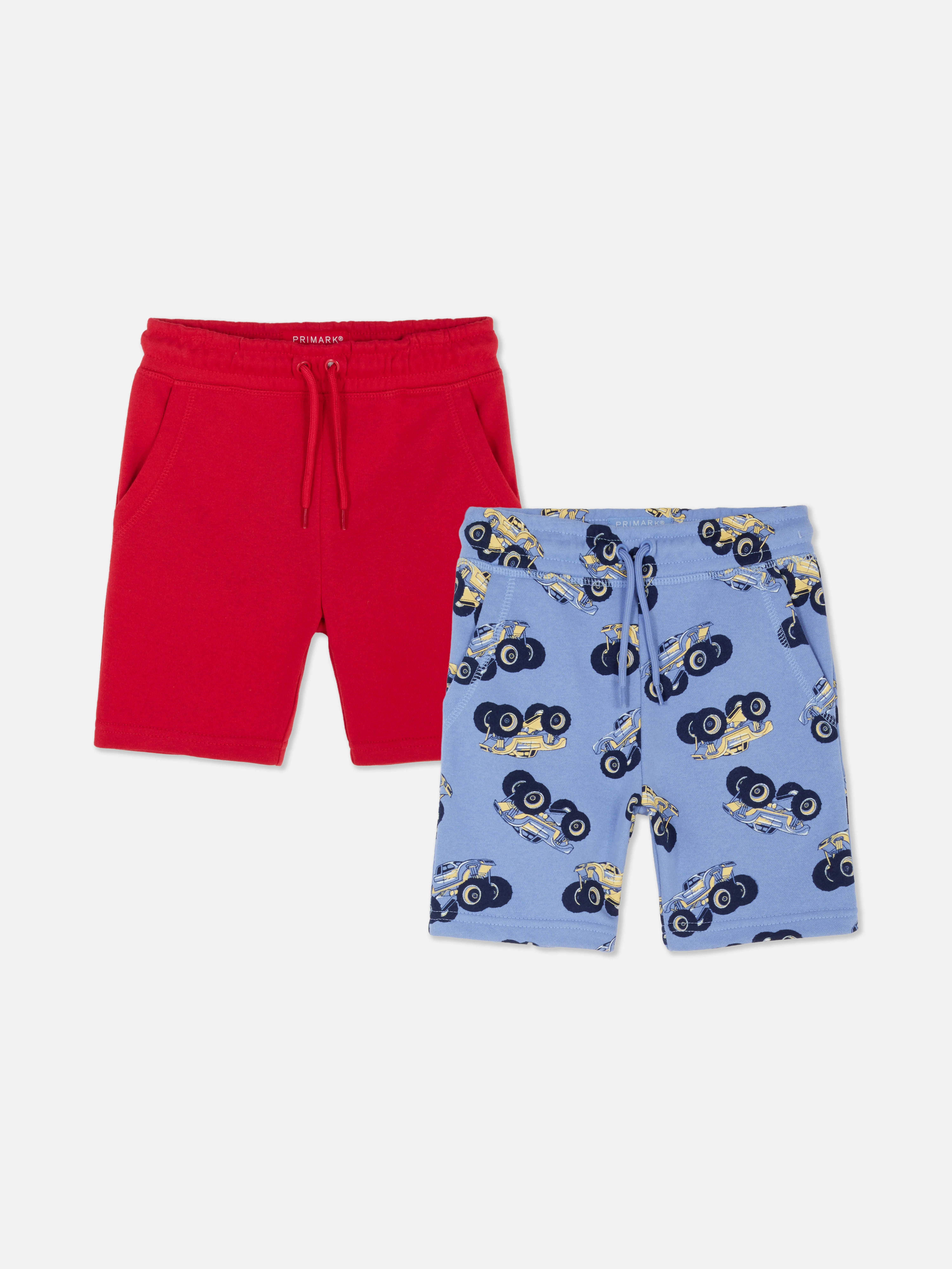 Pack de 2 pantalones cortos con cordón de ajuste