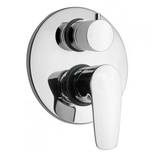 PAINI SMART BAGNO MEZCLADOR DE DUCHA EMPOTRADO CROMADO CON DESVIADOR