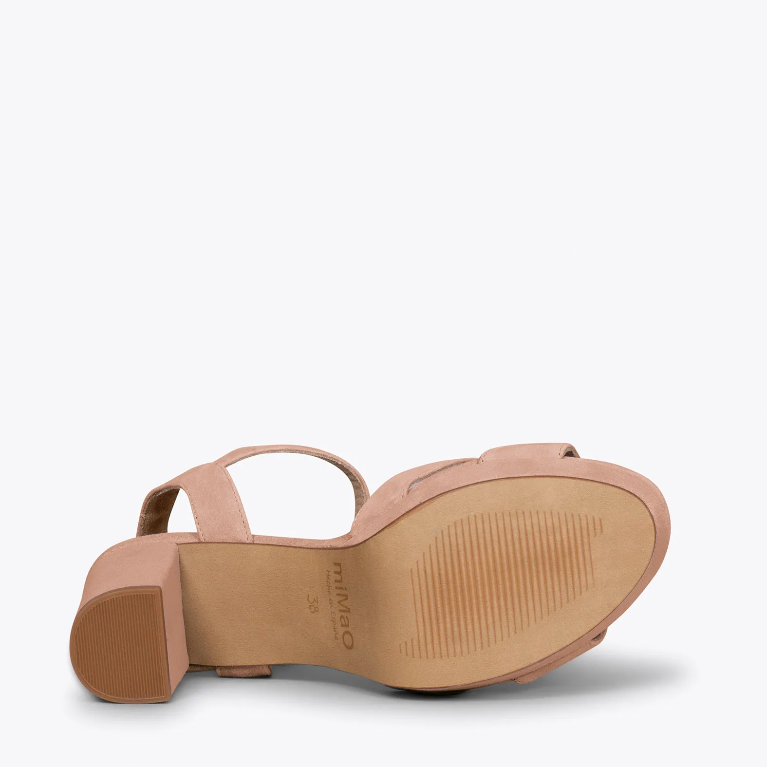 PARÍS Sandalias con tacón ancho y plataforma MAQUILLAJE
