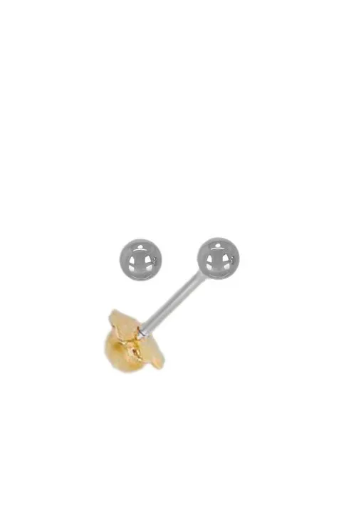 PENDIENTES BEBé DORMILONA EN ORO BLANCO 234_1132B