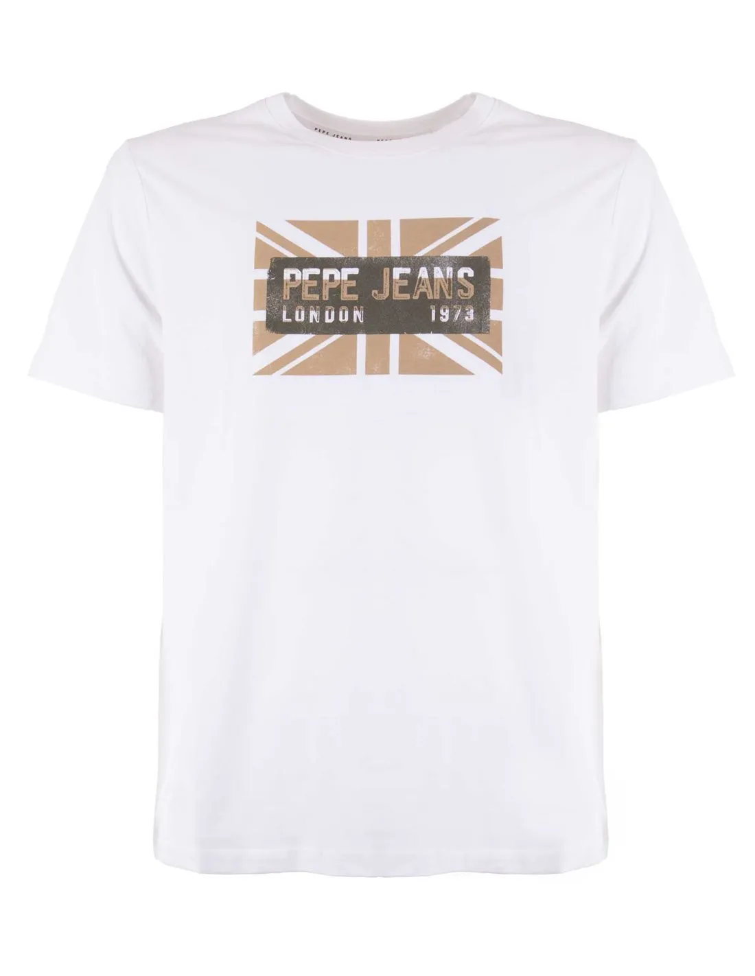 PEPE JEANS  CAMISETA BLANCA PM509232 CREDICK HOMBRE