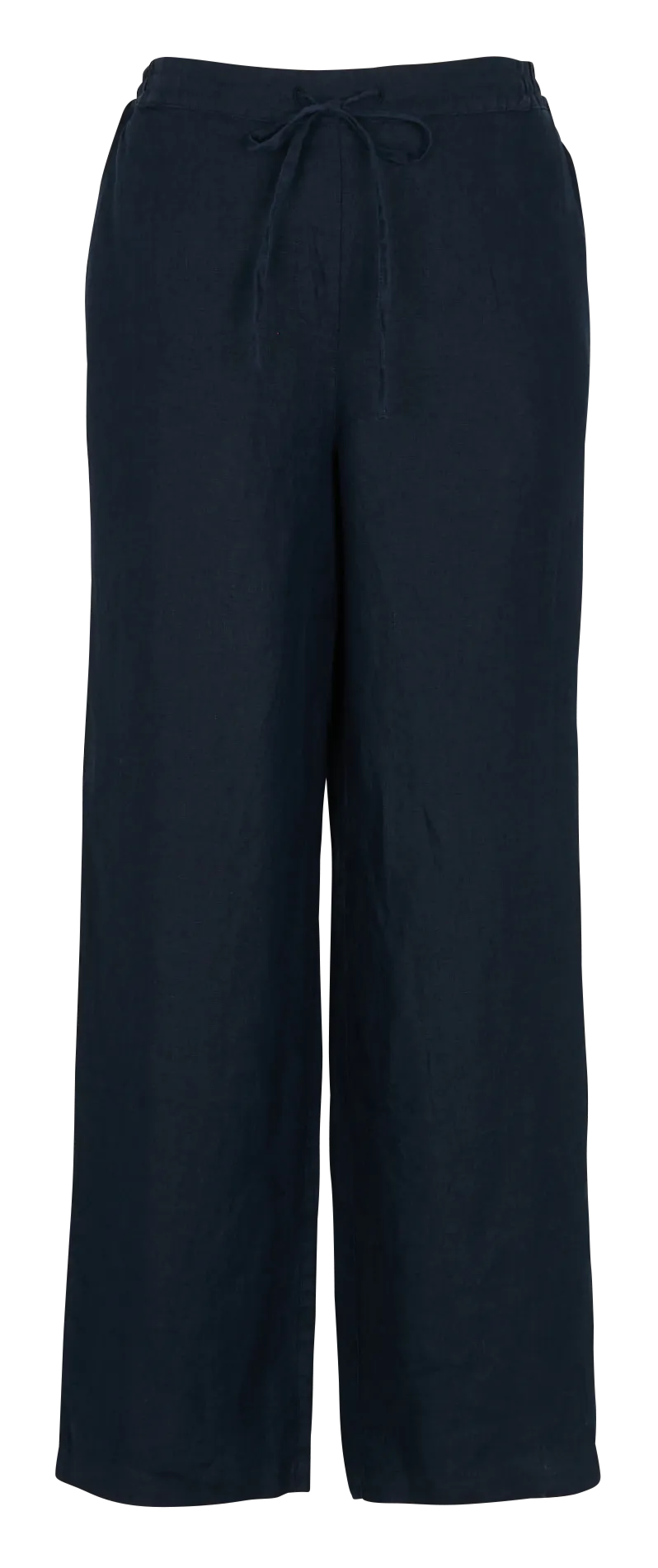 PIGMENT  PANTALóN ANCHO CON LAZOS DE LINO EN AZUL