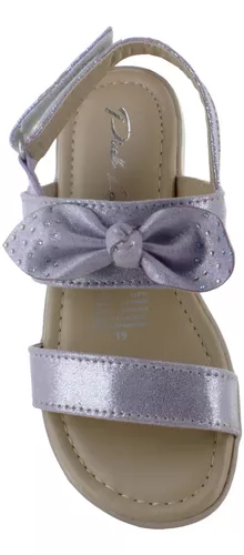 Pink Latte Sandalia Vestir Casual Moño Lavanda Niña 84642