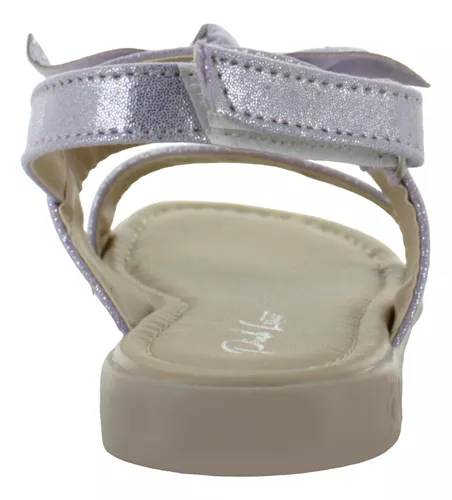 Pink Latte Sandalia Vestir Casual Moño Lavanda Niña 84642