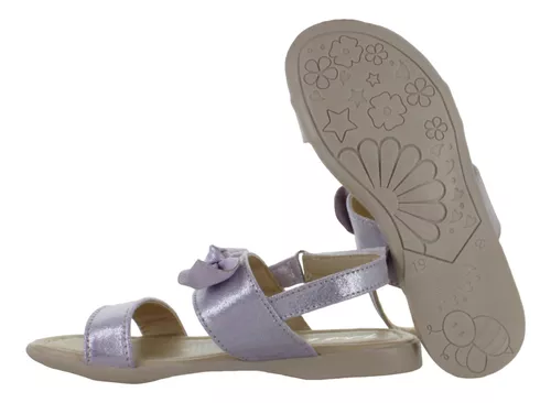 Pink Latte Sandalia Vestir Casual Moño Lavanda Niña 84642